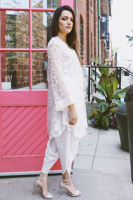 Picture of White organza wrap