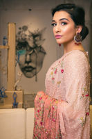 Picture of Nuage rose sari