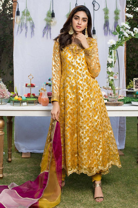 Picture of Mustard anarkali
