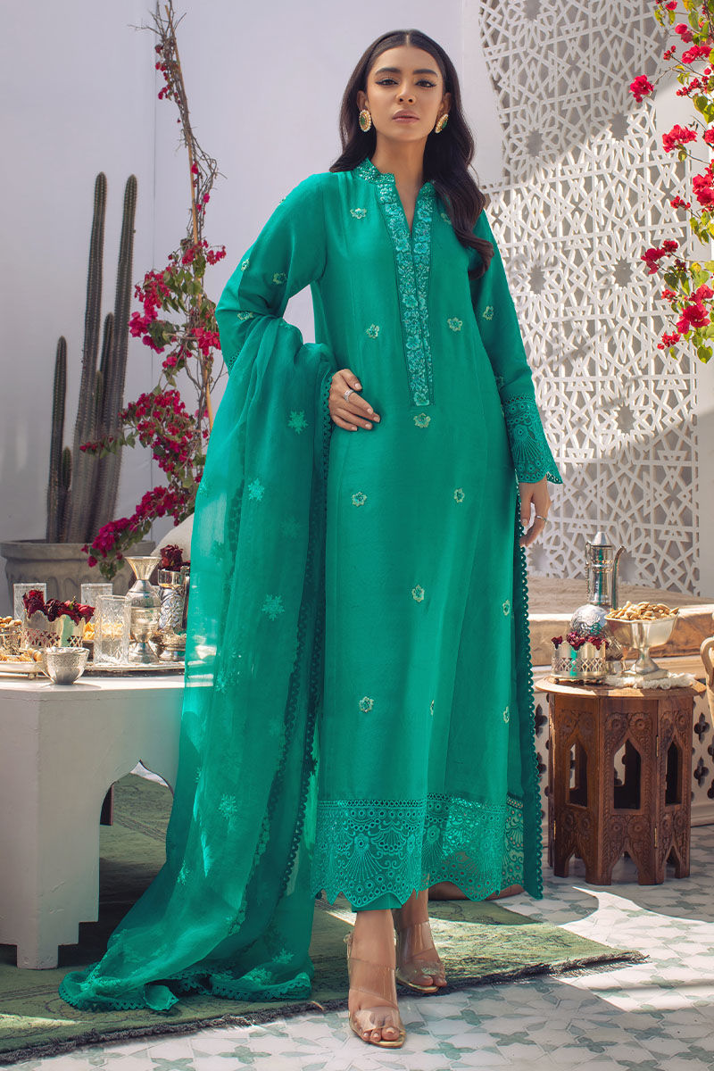 Ansab Jahangir – Women’s Clothing Designer. Marine Green