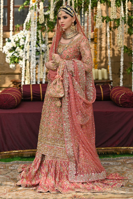 Pink dulhan dress hotsell