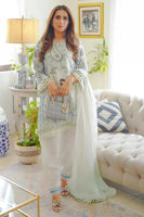 Picture of Crema Shirt And Dupatta