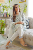 Picture of Crema Shirt And Dupatta